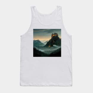 Castle in the misty peaks II Tank Top